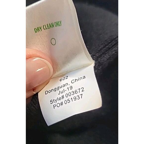 Lilly Pulitzer Odetta Sweater XL Black Sparkly Collar Wool Cashmere EUC - Picture 11 of 11